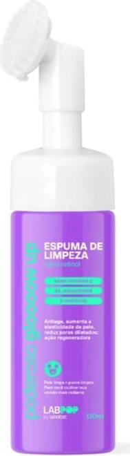 ESPUMA DE LIMPEZA FACIAL PODEROSO GLOW UP 130ML LABPOP