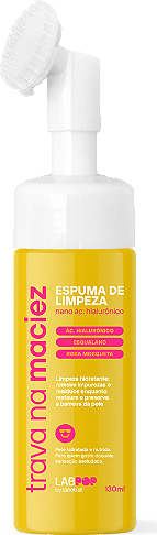 ESPUMA DE LIMPEZA FACIAL TRAVA NA MACIEZ 130ML LABPOP