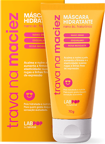 MASCARA FACIAL TRAVA NA MACIEZ 70G LABPOP