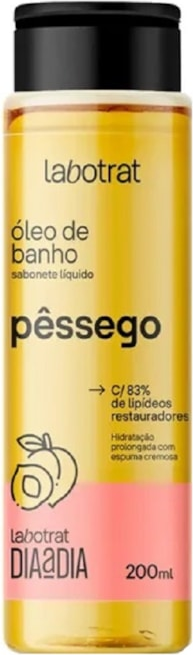 SABONETE OLEO DE BANHO PESSEGO DIA A DIA 200ML LABOTRAT