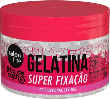 GELATINA SALON LINE TODECACHOS SUPER FIXACAO 300G