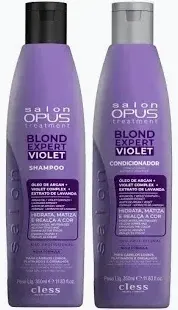 KIT SALON OPUS SH E COND BLOND EXPERT 350+250ML DESAMARELADOR