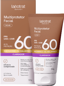 MULTIPROTETOR FACIAL CREME BRONZE FPS 60 50G