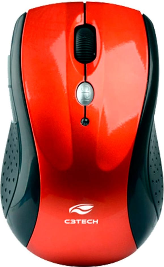 MOUSE SEM FIO VERMELHO