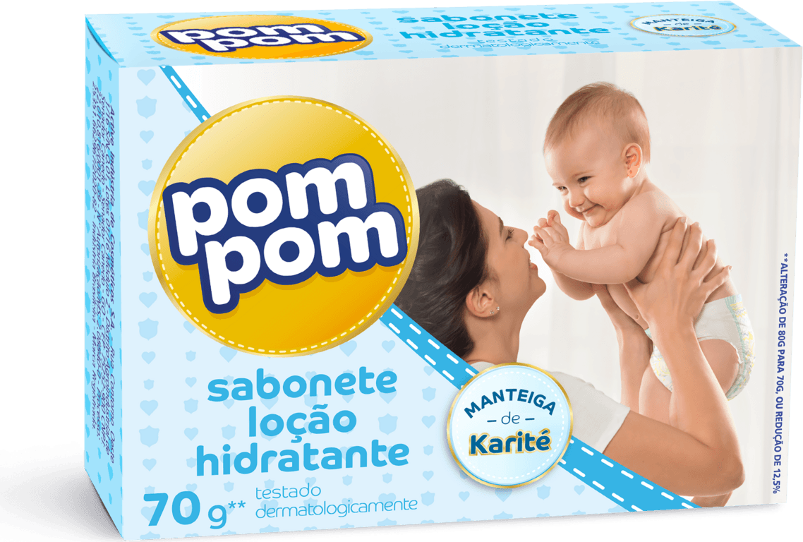SAB INF POM POM 70G HIDRATANTE