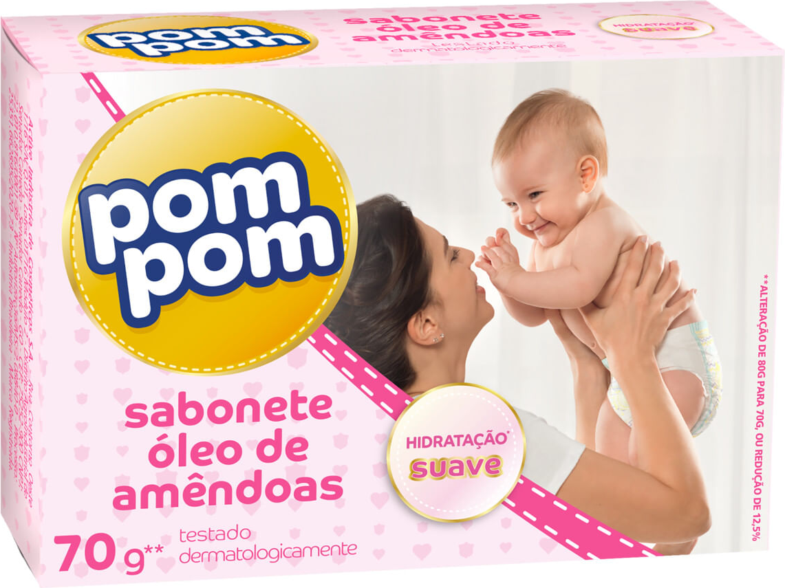 SAB INF POM POM 70G OLEO AMENDOAS