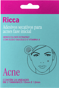 ADESIVOS RICCA SECATIVOS PARA ACNES FASE INICIAL RICCA