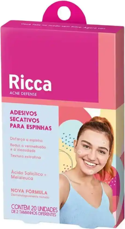 ADESIVOS RICCA SECATIVOS PARA ACNES FASE CRITICA RICCA