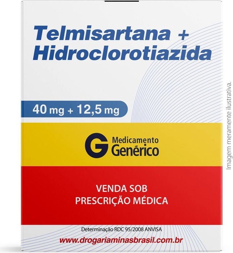 TELMISARTANA+HIDRO 40MG+12,5MG CX 30 COMP TEUTO