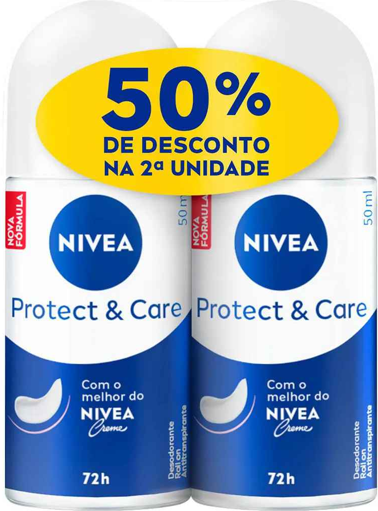 KIT DES NIVEA ROLL PROTECT 50ML 2 UNIDADES