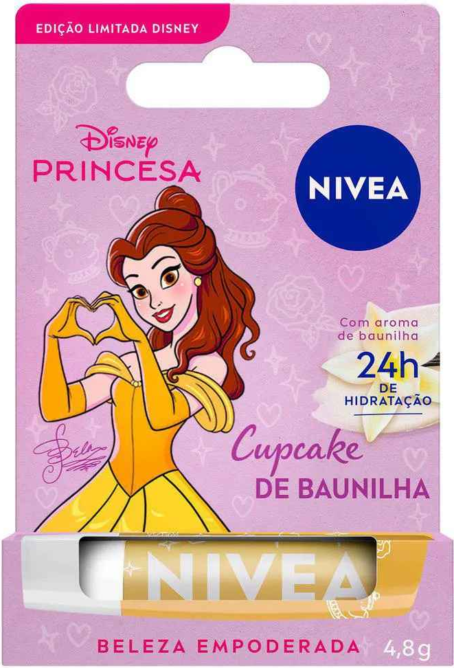 PROT LABIAL NIVEA DISNEY PRINCESA BELA 4,8G