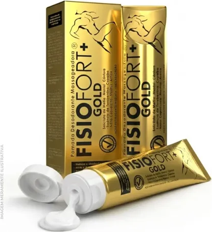 FISIOFORT GOLD 150G POMADA DESODORANTE MASSAGEADORA