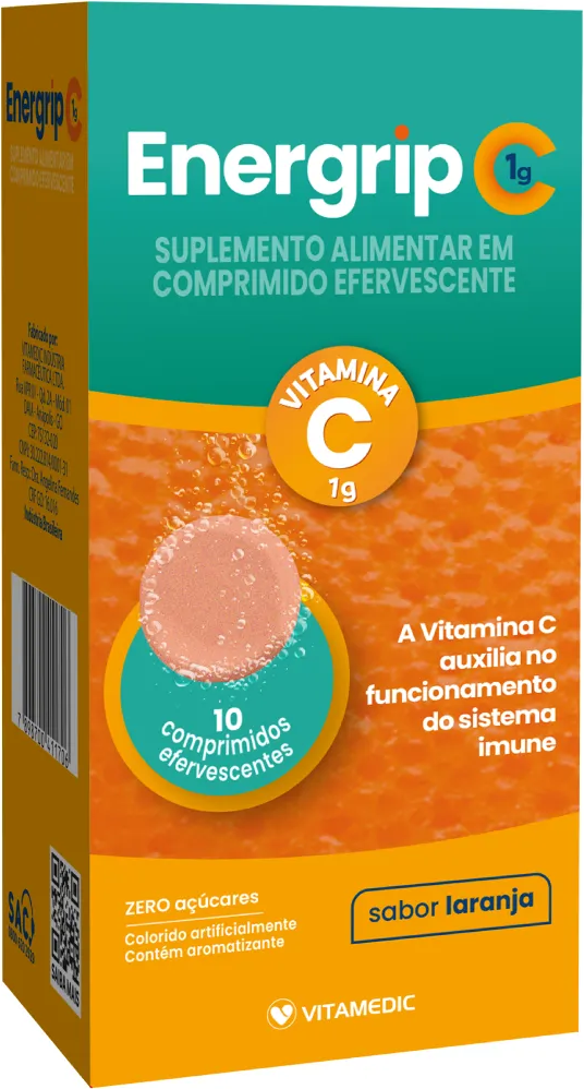 VITAMINA C EFEV 1G CX 30 COMP EFERV  - ENERGRIP C -  VITAMEDIC