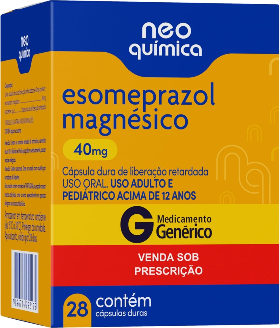 ESOMEPRAZOL 40MG CX 28 CAPS NEO QUIMICA