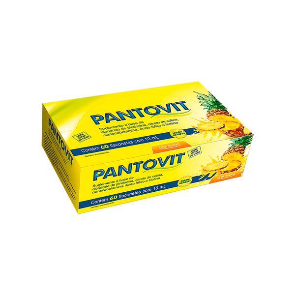 PANTOVIT 60 FLACS 10ML ABACAXI ARTE NATI