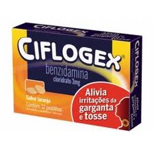 CIFLOGEX LARANJA CX 12 PASTILHAS CIMED