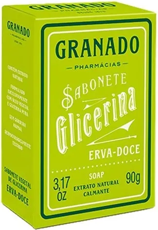 SAB GRANADO GLICERINA ERVA DOCE 90G GRANADO