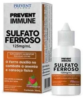 SULFATO FERROSO 30 ML PREVENT PHARMA