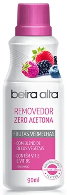 REMOVEDOR BEIRA ALTA S/ACETONA FRUTAS VERMELHAS 90ML
