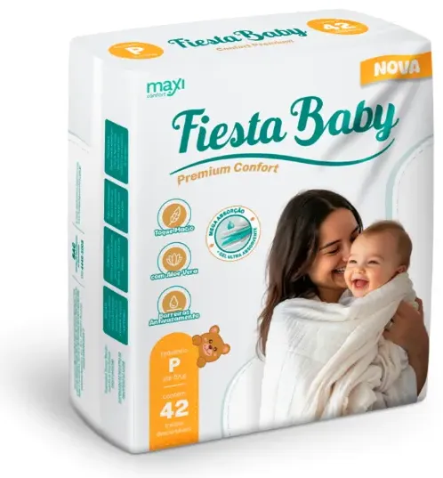 FRALDA INF FIESTA BABY PEQUENA C/42