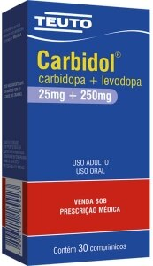 CARBIDOPA+LEVODOPA 25+250MG CX 30 COMP  - CARBIDOL -  TEUTO
