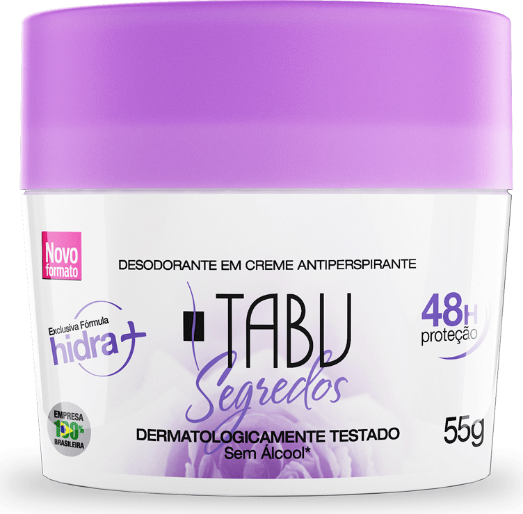 DESOD CREME POTE TABU SEGREDOS 55G