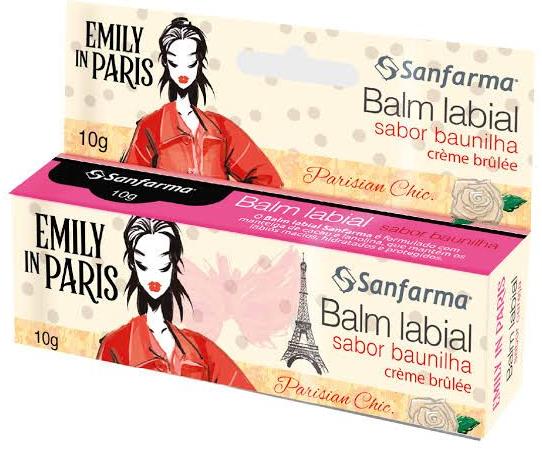 BALM LABIAL 10G SABOR BAUNILHA EMILY IN PARIS