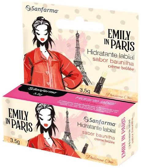 HIDRATANTE LABIAL 3,5G SABOR BAUNILHA EMILY IN PARIS