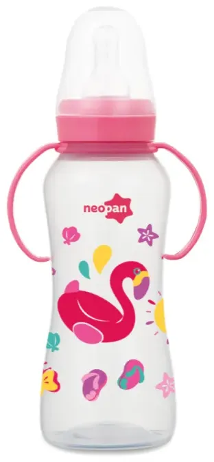 MAMAD. DECORADA NEOPAN STD CONV. COM ALÇA 250ML - ROSA