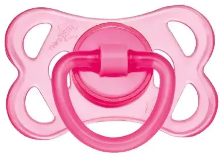 CHUPETA NEOPAN BORBOLETA NEON CONV. TAM.1 - ROSA