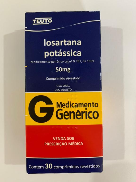LOSARTANA 50MG CX 60 COMP TEUTO