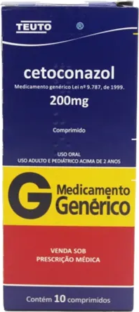 CETOCONAZOL 200MG CX 10 COMP  - LOZAN -  TEUTO