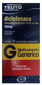 DICLOF POTASSICO 50MG CX 20 COMP DISP TEUTO