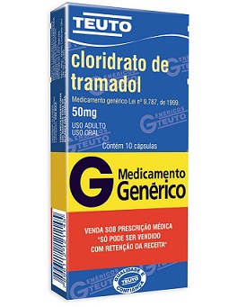 TRAMADOL 50MG CX 10 CAPS TEUTO