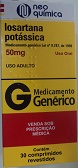 LOSARTANA 50MG CX 30 COMP NEO QUIMICA