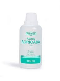 AGUA BORICADA 3% 100ML FARMAX