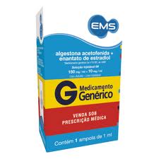 ALGESTONA+ENANTATO DE ESTRADIOL SOL INJ AMP X 1ML EMS