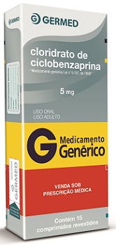 CICLOBENZAPRINA 5MG CX 15 COMP GERMED