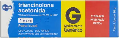 ACETONIDA TRIANCINOLONA 1MG POM 10GR EMS