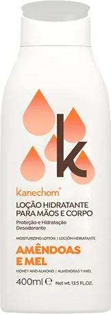 LOCAO CORPORAL KANECHOM AMENDOAS E MEL 400ML