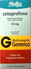 CETOPROFENO 50MG CX 24 CAPS MEDLEY