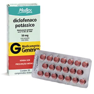 DICLOF POTASSICO 50MG CX 20 COMP MEDLEY