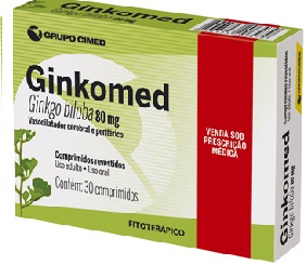 GINKOMED 80MG CX 30 COMP CIMED