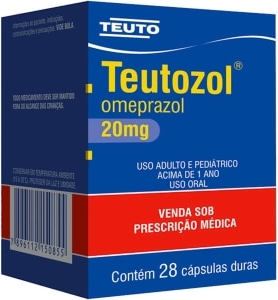 OMEPRAZOL 20MG CX 28 CAPS  - TEUTOZOL -  TEUTO