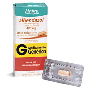 ALBENDAZOL 400MG CX 01 COMP MEDLEY