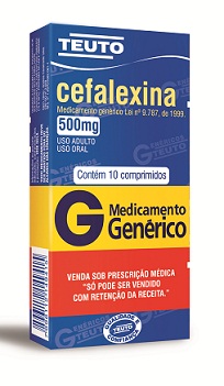 CEFALEXINA 500MG CX 10 COMP TEUTO