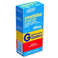 CIMETIDINA 400MG CX 16 COMP TEUTO