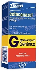 CETOCONAZOL 200MG CX 30 COMP TEUTO