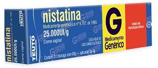 NISTATINA CREM VAG 60G 14 APLIC TEUTO