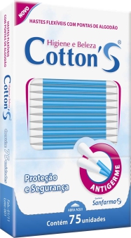 HASTES FLEXIVEIS COTTON C/ 75 SANFARMA